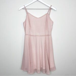 PAPAYA Pink Lace Up Back Dress Size Medium